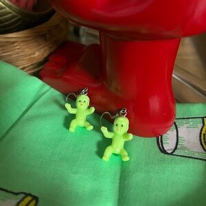 Lime Green Custom DIY Baby Earrings